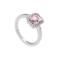 Anello Gazzola Gioielli Donna in Oro bianco Morganite 0.86 Ct 205104MGB - 205104MGB
